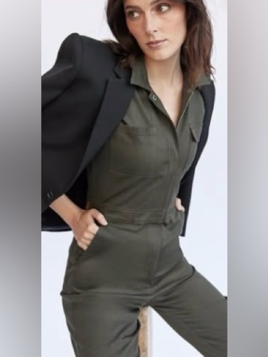 Rivet Utility Pants - Rivet Utility Bigwig jumpsuit in olive